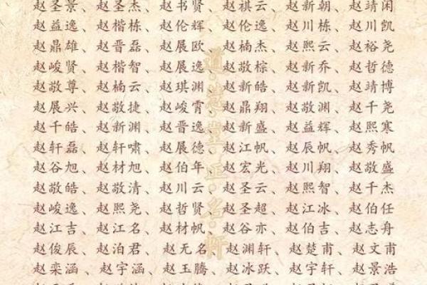赵姓起名技巧与推荐方案 赵姓起名技巧与推荐方案