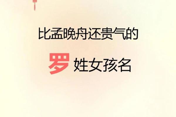 宝宝姓罗起名建议 适合的名字大全解析