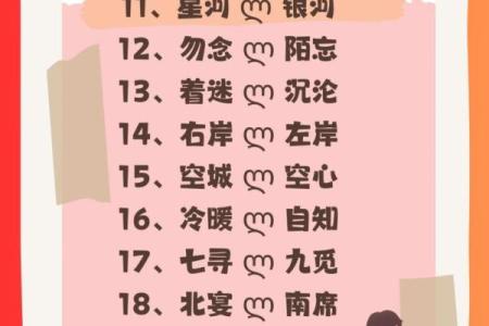 如何从俩字名字大全中挑选适合的名字