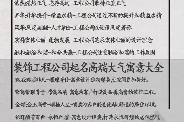 装饰公司名称的起名方法与注意事项 装饰公司名称的起名方法与注意事项