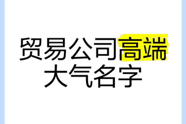 如何为服装外贸公司起个响亮且具吸引力的名字 如何为服装外贸公司起个响亮且具吸引力的名字