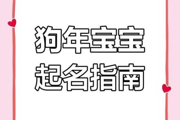 属狗宝宝起名指南：如何为孩子挑选合适的名字
