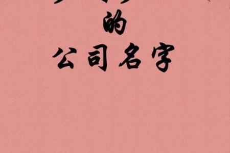 公司名字测算：为品牌命名提供科学依据