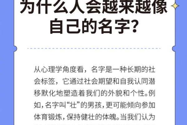 向的名字如何影响个人性格与命运 向的名字如何影响个人性格与命运