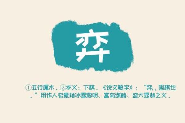 奕字在五行中的寓意与影响揭秘 奕字在五行中的寓意与影响揭秘