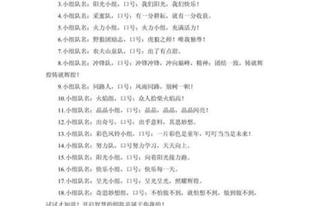 如何为团队创造独特的分组名字