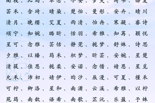 女孩起名指南：独特意义名字的技巧与灵感