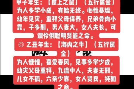 甲子年出生的人的姻缘：命运是否有定数？