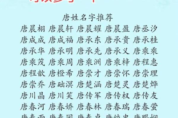 唐姓羊宝宝命名宝典:为你的宝贝选择一个独特又有意义的名字 唐姓羊宝宝命名宝典:为你的宝贝选择一个独特又有意义的名字