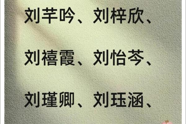 给Liu姓宝宝起名字时的文化与创意指南 给Liu姓宝宝起名字时的文化与创意指南