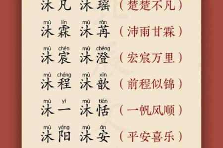 如何为女孩挑选一个带有沐字的名字
