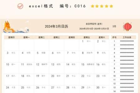 如何解读日历中的农历信息