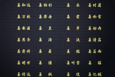 姜名字大全集：为宝宝挑选寓意深远的姜姓名字灵感