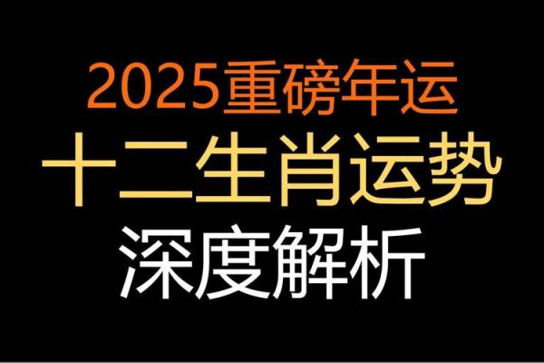 生肖运势全面分析:2025年属相运势详解,抓住机遇,改变命运 生肖运势全面分析:2025年属相运势详解,抓住机遇,改变命运