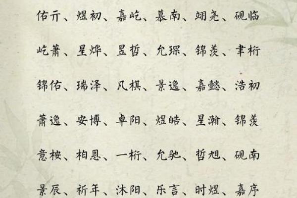 寓意平安健康的名字推荐