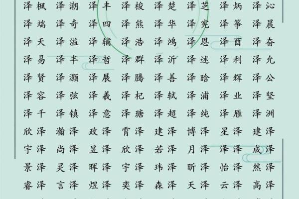 泽字在名字中的文化象征意义 泽字在名字中的文化象征意义