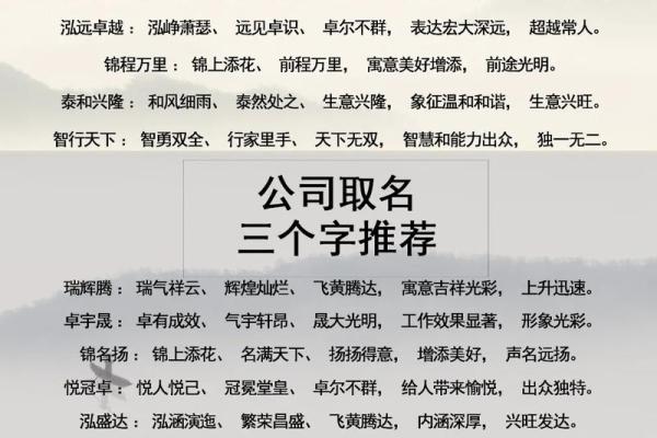 如何为公司起个独特且吸引人的名字 如何为公司起个独特且吸引人的名字