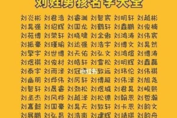 如何为宝宝挑选一个带刘的有意义名字