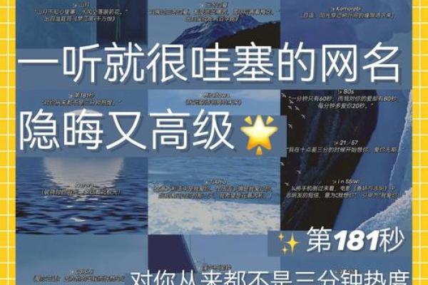 精选最潮网名,展现独特魅力 精选最潮网名,展现独特魅力