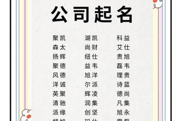 经典公司起名大全 提升品牌形象的绝佳选择 经典公司起名大全 提升品牌形象的绝佳选择