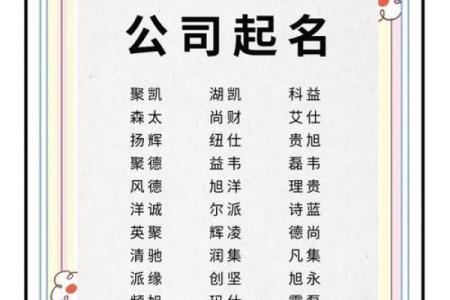 经典公司起名大全 提升品牌形象的绝佳选择