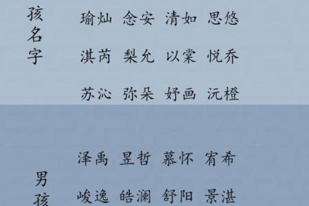 为八月出生男孩挑选一个有意义的名字