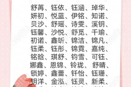 探索缺金命运：名字与五行的完美结合
