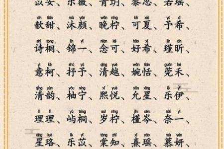 一览富有文化底蕴的名字