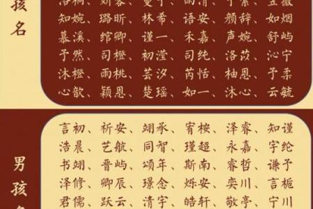 适合男孩女孩的经典名字精选