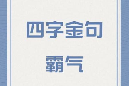 四字名字展现无敌气场