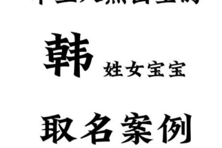 韩姓宝宝起名的独特建议与灵感