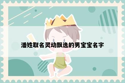 潘姓取名灵动飘逸的男宝宝名字