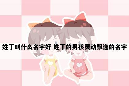 姓丁叫什么名字好 姓丁的男孩灵动飘逸的名字