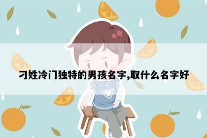 刁姓冷门独特的男孩名字,取什么名字好