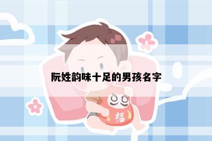 阮姓韵味十足的男孩名字