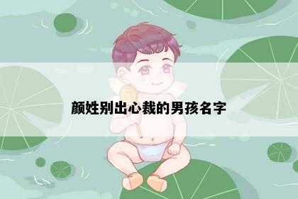 颜姓别出心裁的男孩名字