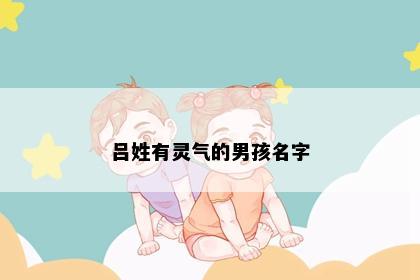 吕姓有灵气的男孩名字