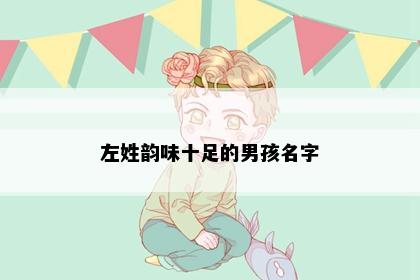 左姓韵味十足的男孩名字