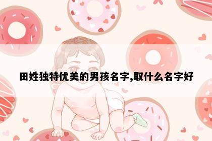 田姓独特优美的男孩名字,取什么名字好