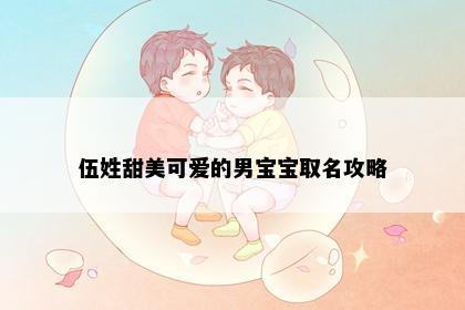 伍姓甜美可爱的男宝宝取名攻略