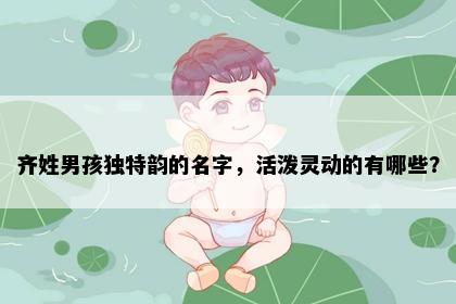 齐姓男孩独特韵的名字，活泼灵动的有哪些？