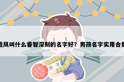 姓凤叫什么睿智深刻的名字好？男孩名字实用合集